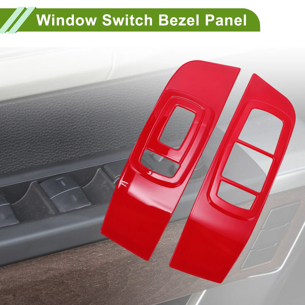 2Pcs Window Switch Bezel Cover for Dodge Challenger (2015–2023)