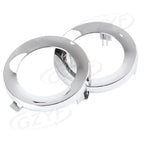Front Fog Light Lamp Cover Trim Ring for Subaru Forester (2009-2013) Chrome