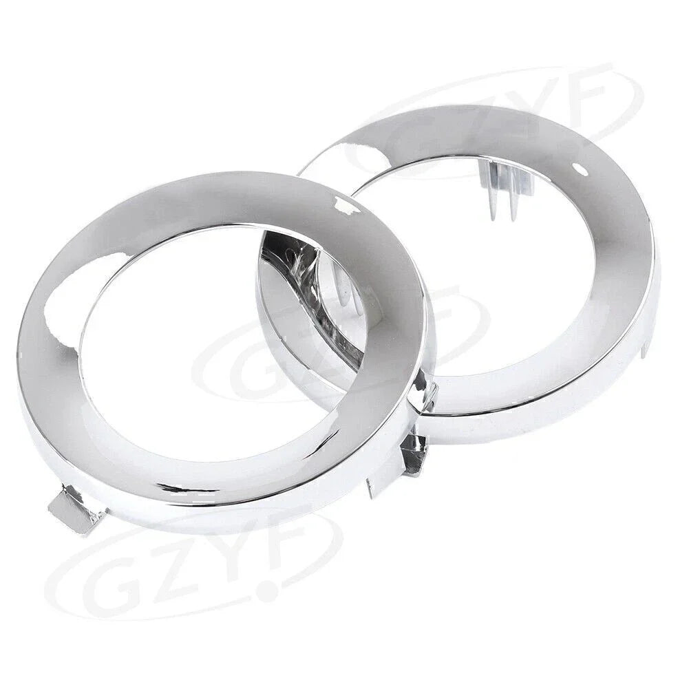 Front Fog Light Lamp Cover Trim Ring for Subaru Forester (2009-2013) Chrome