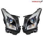 Set of 2 Halogen Projector Headlights for Cadillac ATS (2013–2018)