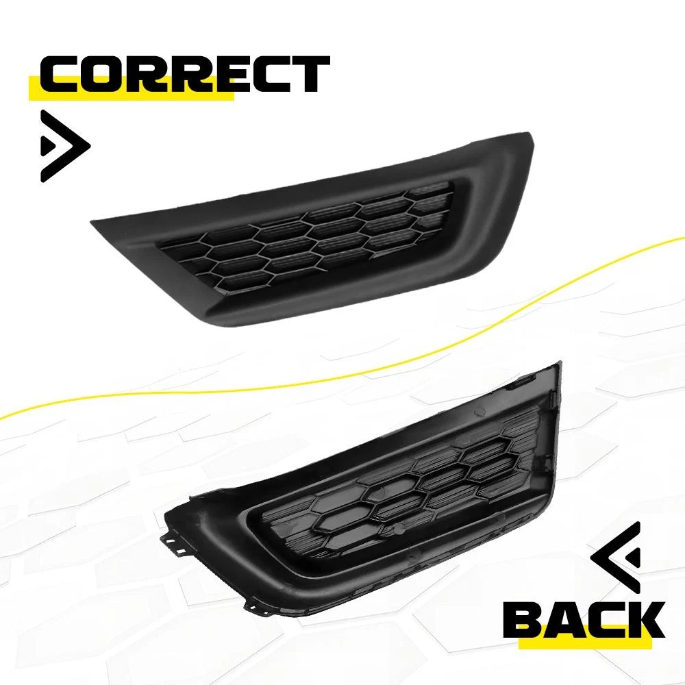 Set of 2 Fog Light Lamp Grill Covers for Honda CR-V (2017–2019)