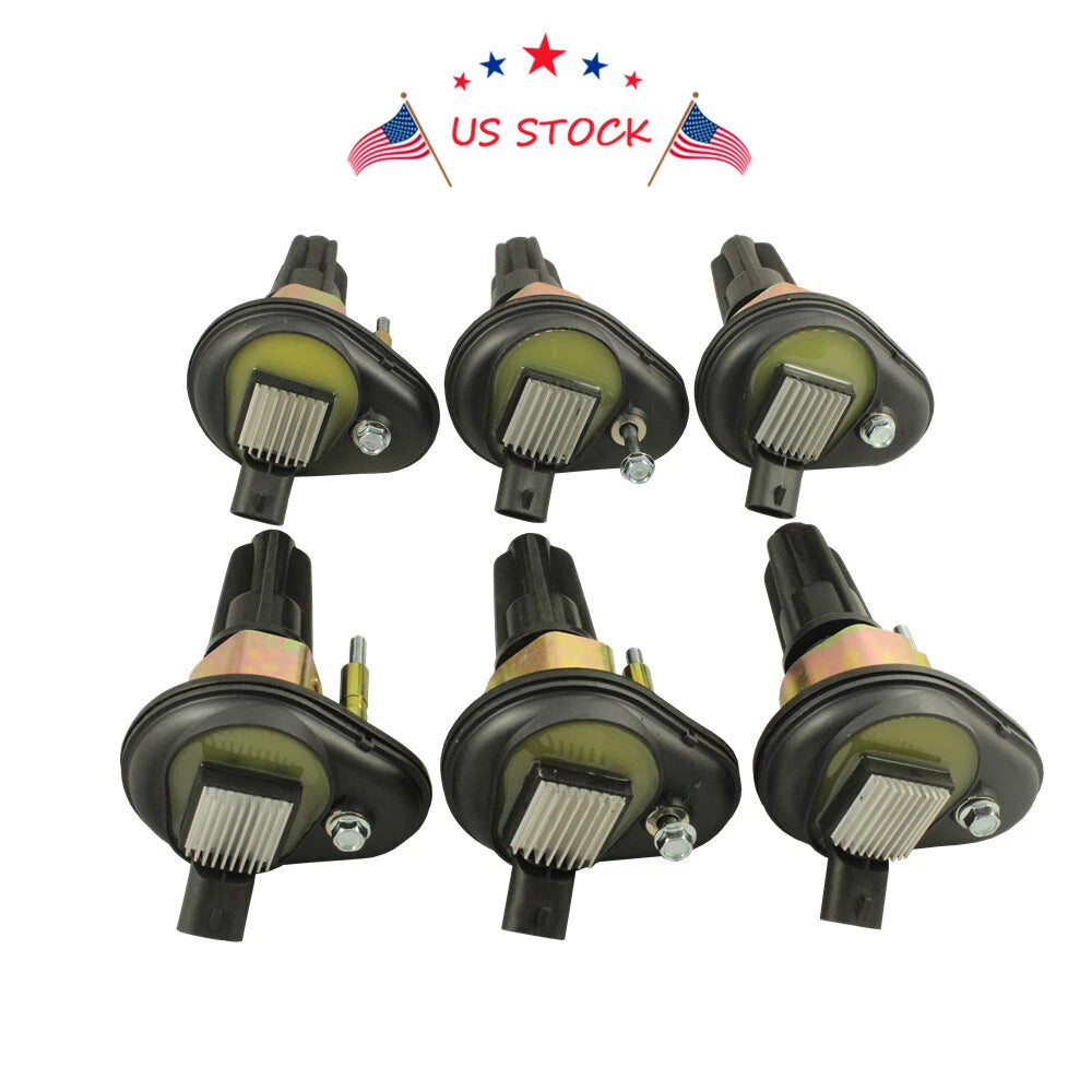 Ignition Coil Set of 6 for Chevy Trailblazer GMC Canyon Envoy (2002–2005)