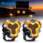 3" NOVSIGHT LED Work Lights Pod for Jeep ATV Off Road