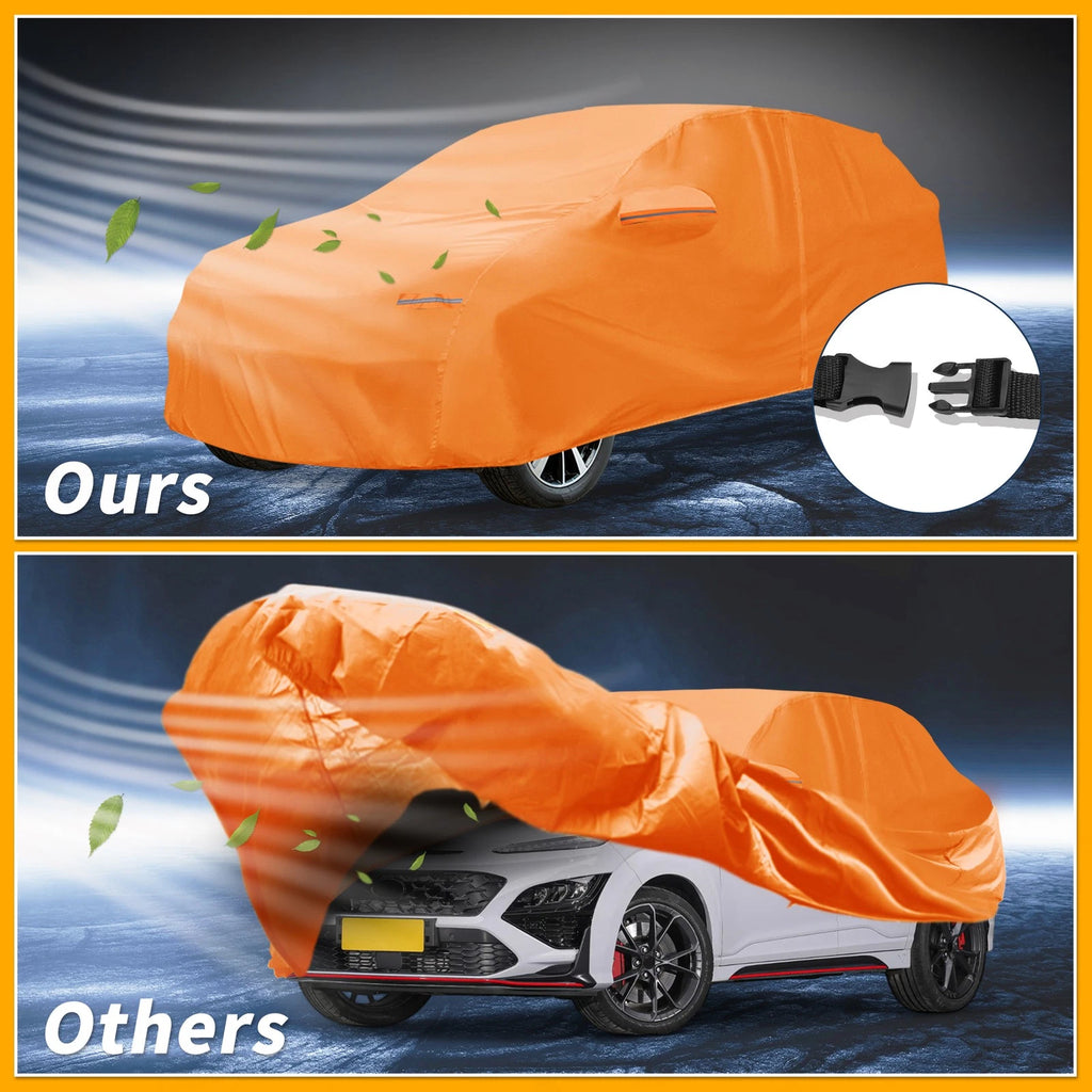 Waterproof Car Cover for Hyundai Kona (2018–2023) 210D-PU with Zipper