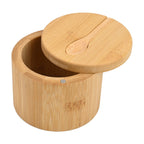 Salt Cellar with Magnetic Lid and Scoop Tool for Kitchen Use
