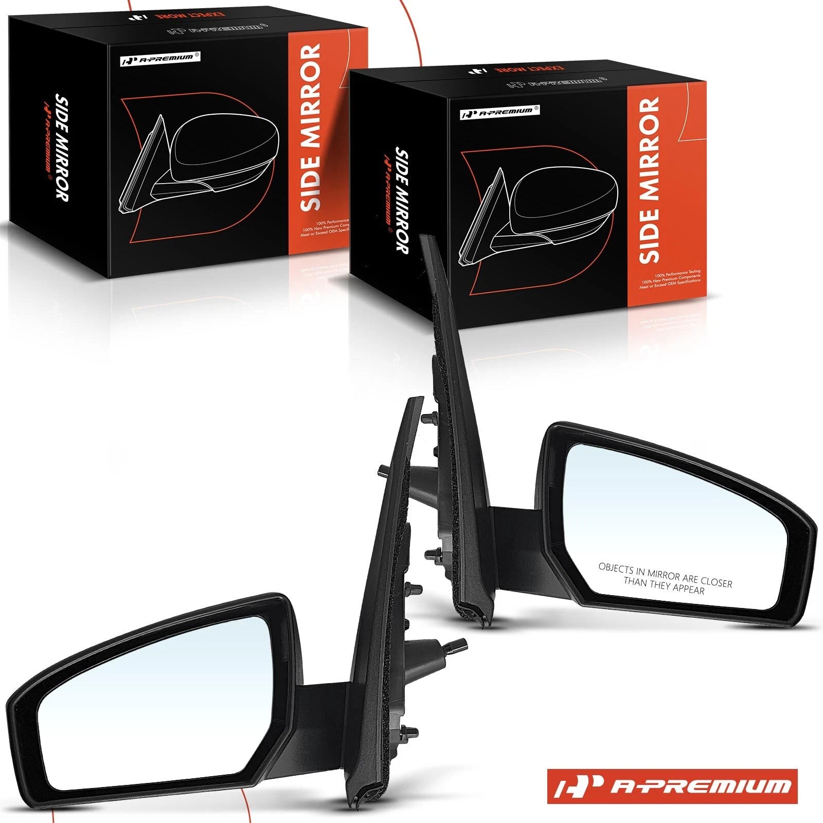 Manual Glass Adjust Mirrors for Nissan Sentra (2007–2012)