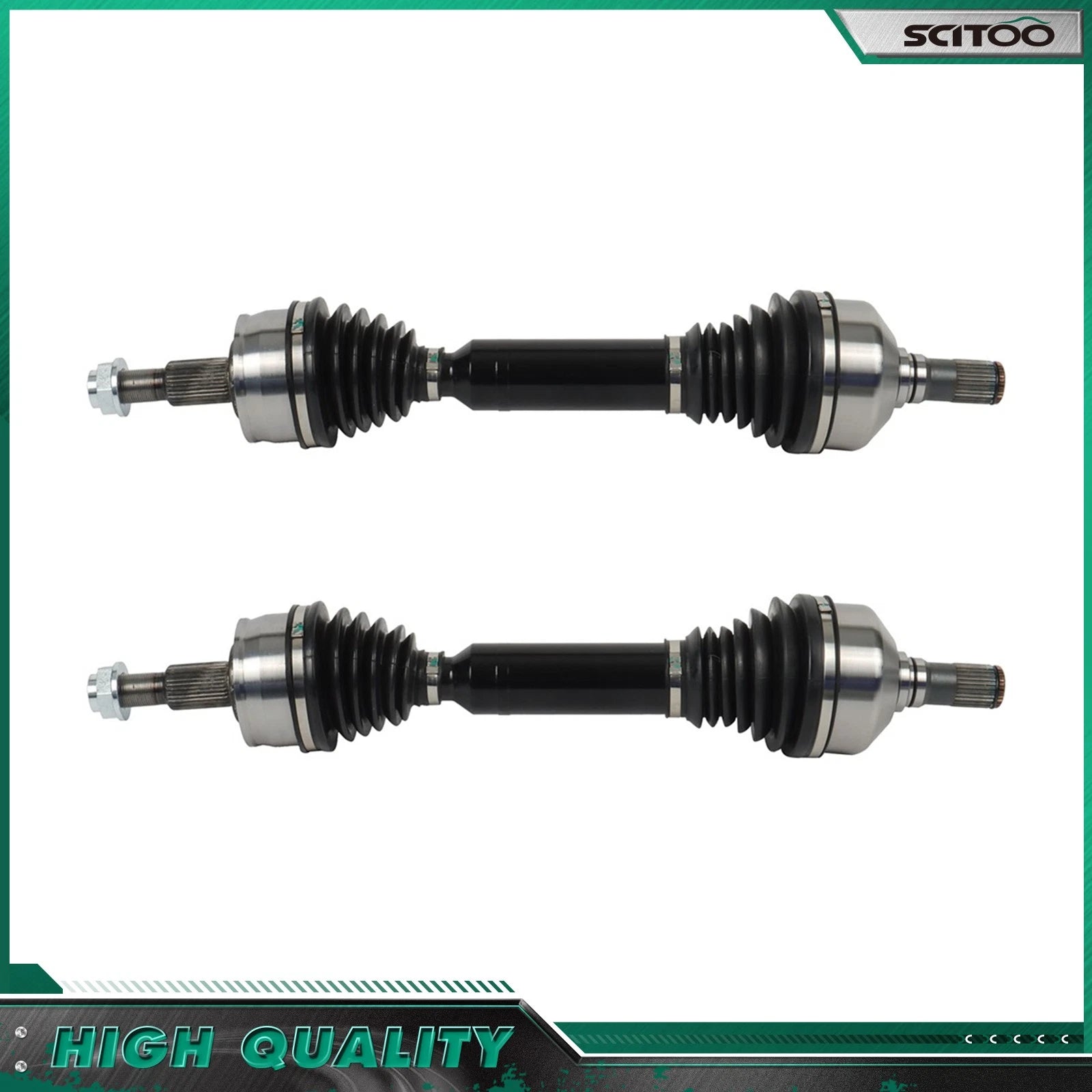 2X CV Axle Assembly for Jeep Cherokee 2014–2016 2.4L 3.2L AWD