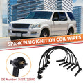 Set of 6 Spark Plug Wire Ignition Coil Cables No.3U2Z12259D for Ford Explorer (2004–2010)
