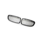 Carbon Texture Gloss Black Front Bumper Grille for BMW 3 Series E90 E91 (2009–2012)