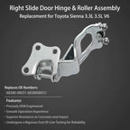 Right Center Sliding Door Hinge & Roller for Toyota Sienna (2004–2010) 68380-08031