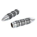 1" Spike Throttle Hand Grips for Harley Bobber Chopper Cruiser
