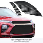 Upper Stainless Black Billet Grille Insert for Chevy Trailblazer RS (2021-2023)