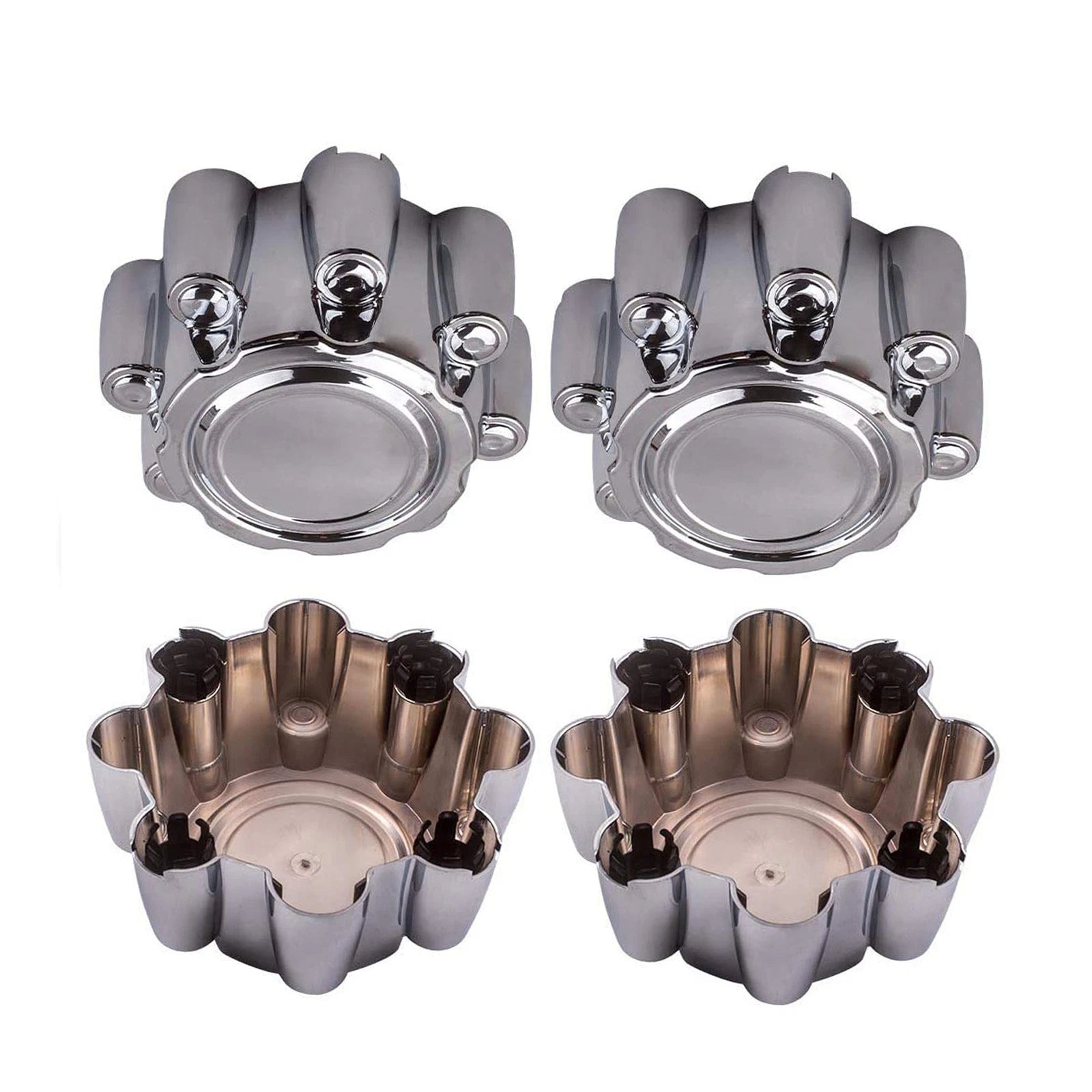Set of 4 Wheel Center Hub Caps for Ford F250 F350 Excursion (1999–2005)