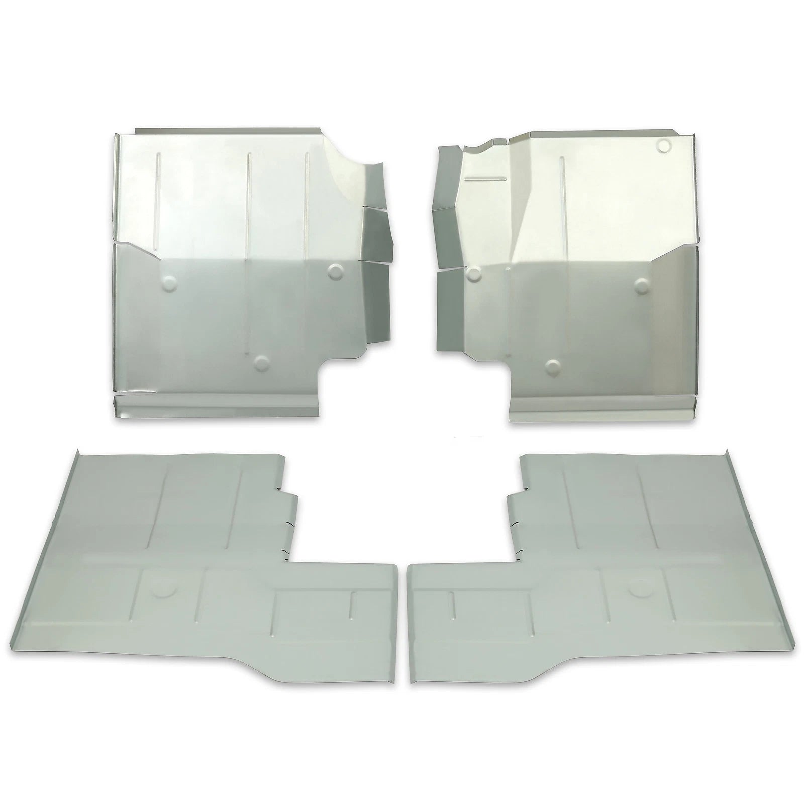 Set of 4 Floor Pans for Jeep CJ7, CJ8 Scrambler & YJ Wrangler (1976–1996)
