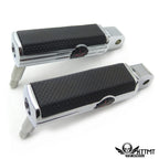 Defiance Chrome Footpegs for Yamaha Road Star Warrior (2002–2009)