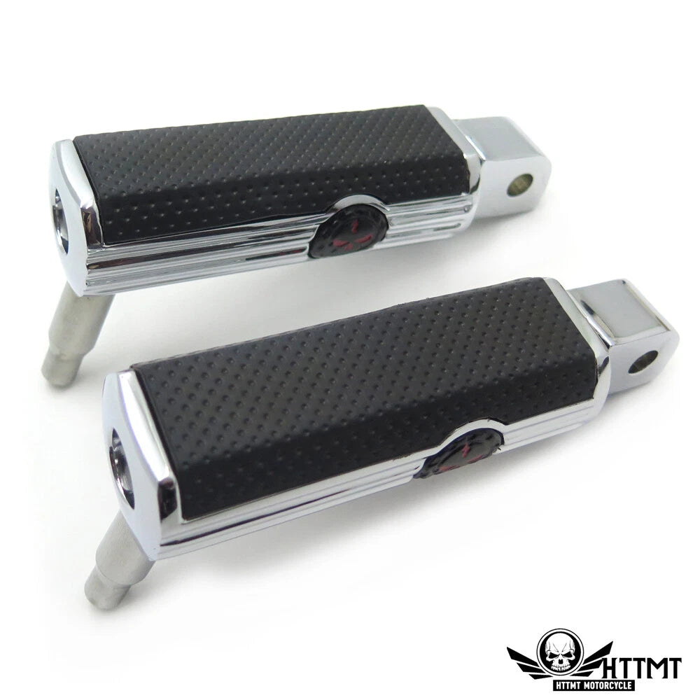 Defiance Chrome Footpegs for Yamaha Road Star Warrior (2002–2009)