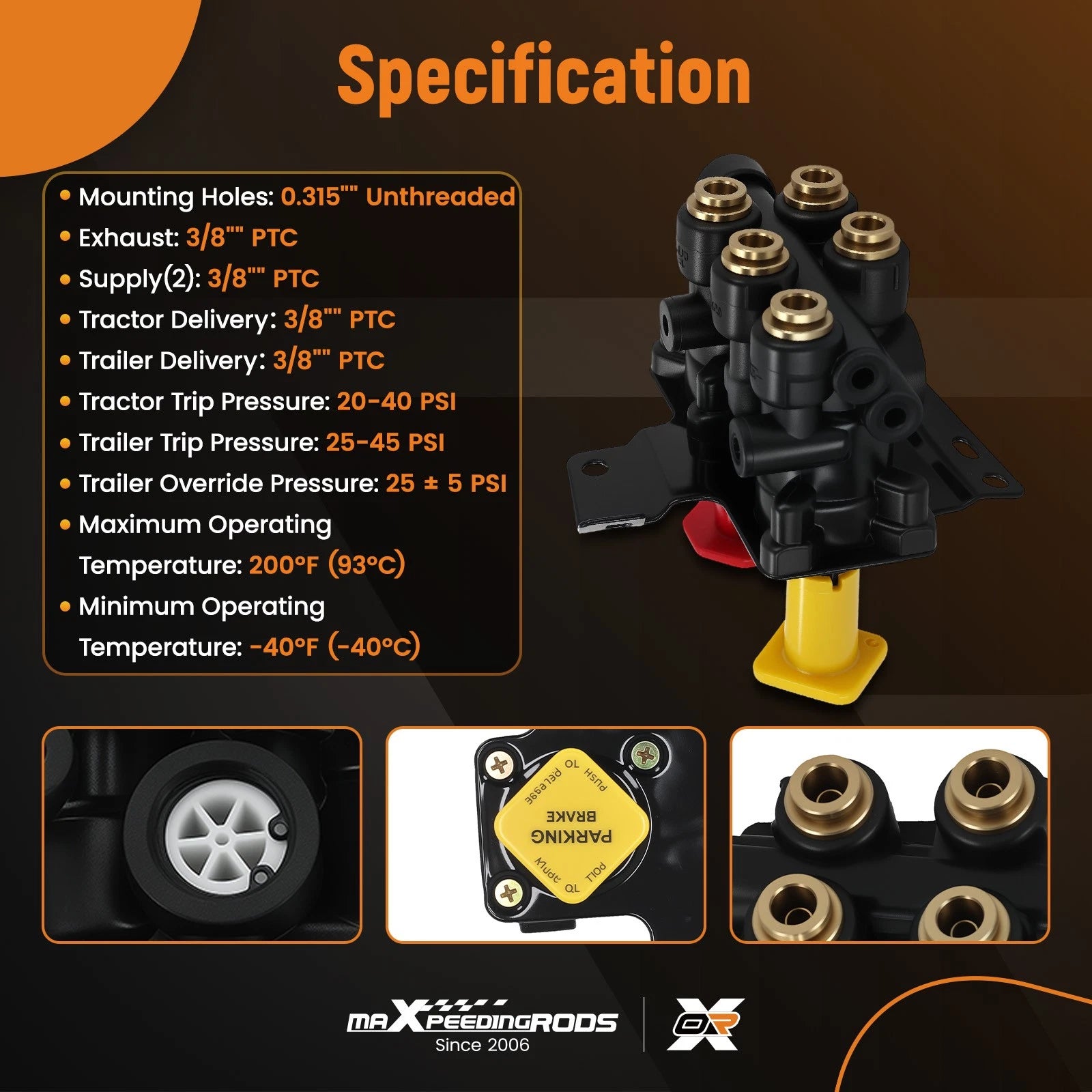 Brake Dash Control Valve for Volvo Truck (21315044, K035691, 24340522)