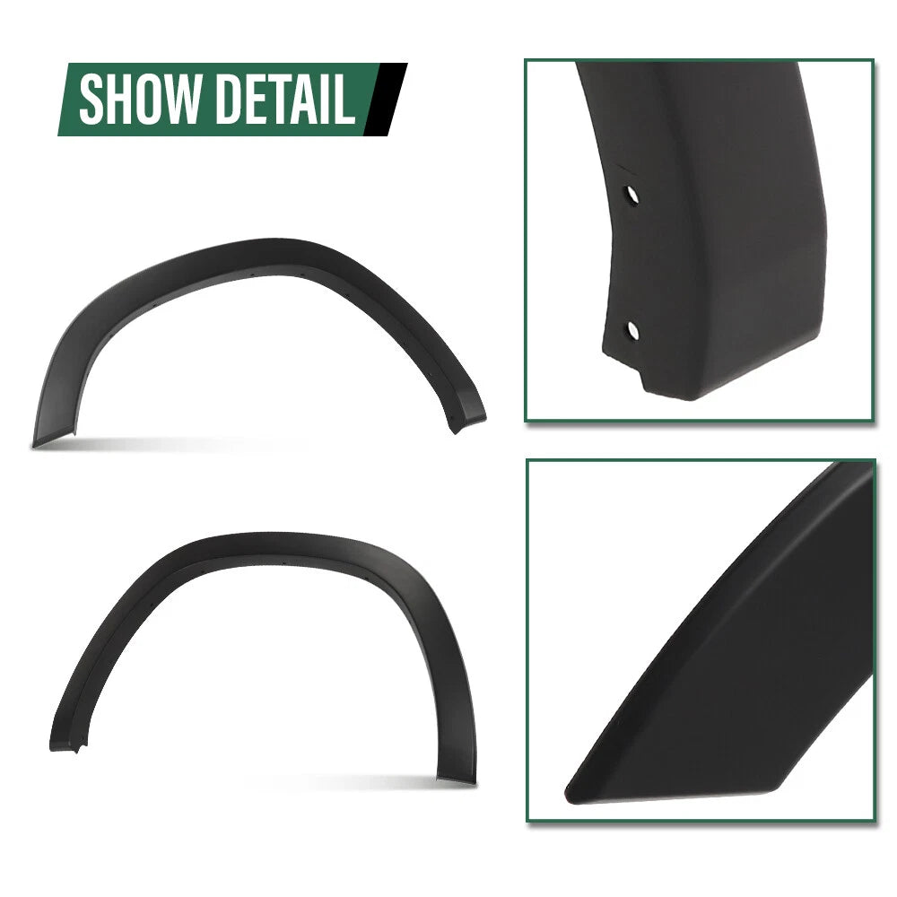 Set of 4 Fender Flares for Dodge Ram 1500 (2019–2024)