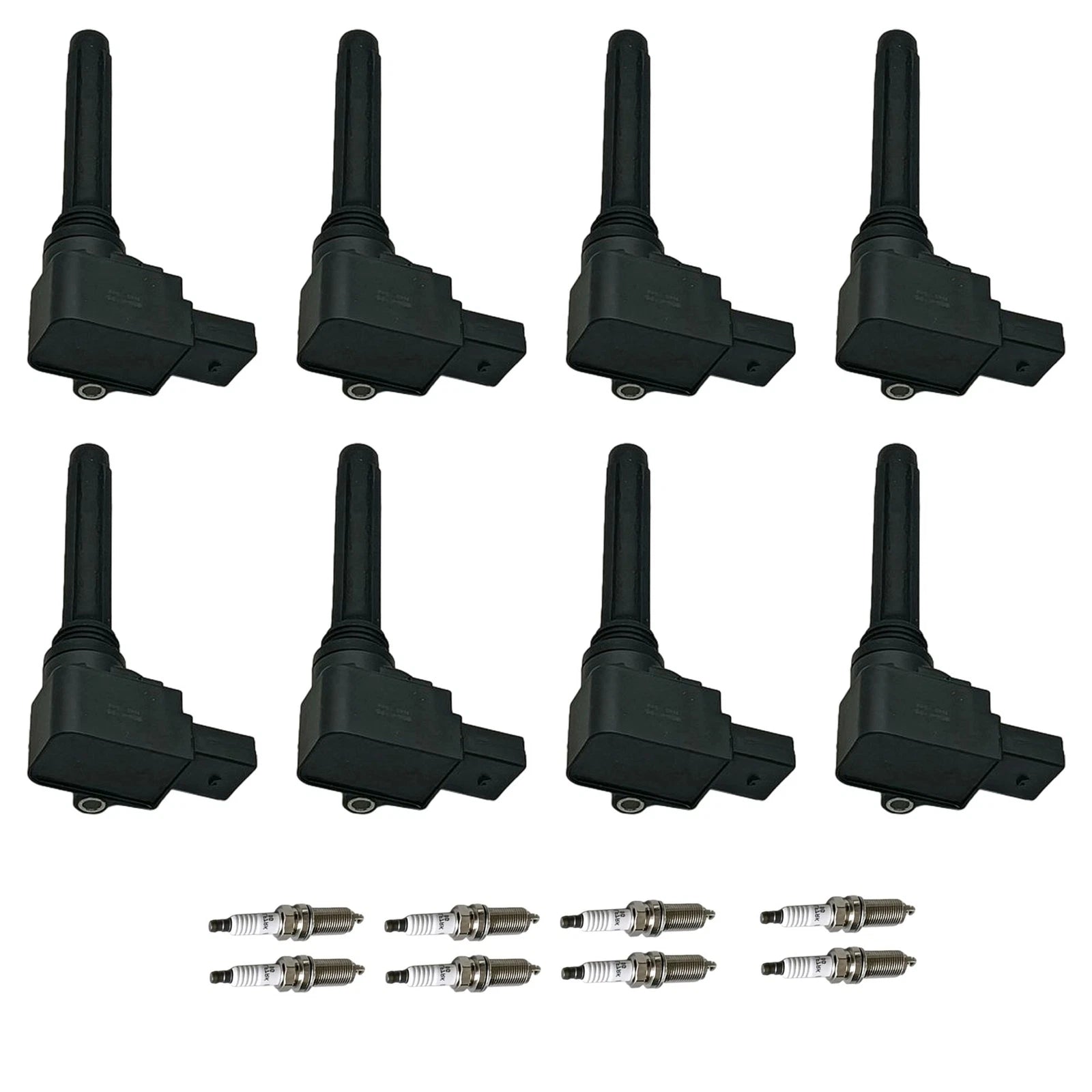Set of 8 Ignition Coils & Iridium Spark Plugs for Audi A8 Quattro (2010-2017)