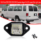White LED License Plate Light for Ford E-150 E-250 E-350 E-450