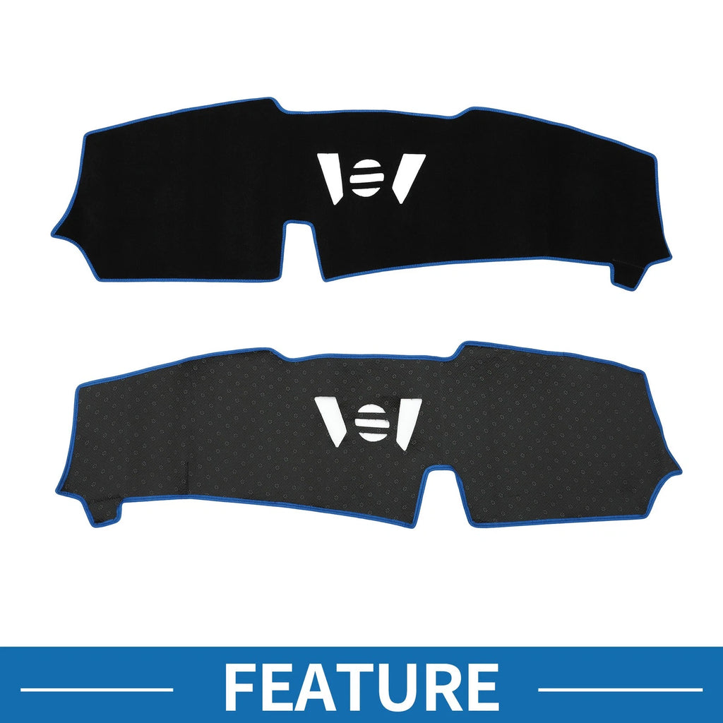 Dashboard Cover Mat for BMW X5 (2023–2024) Sun Protector Pad Black Blue