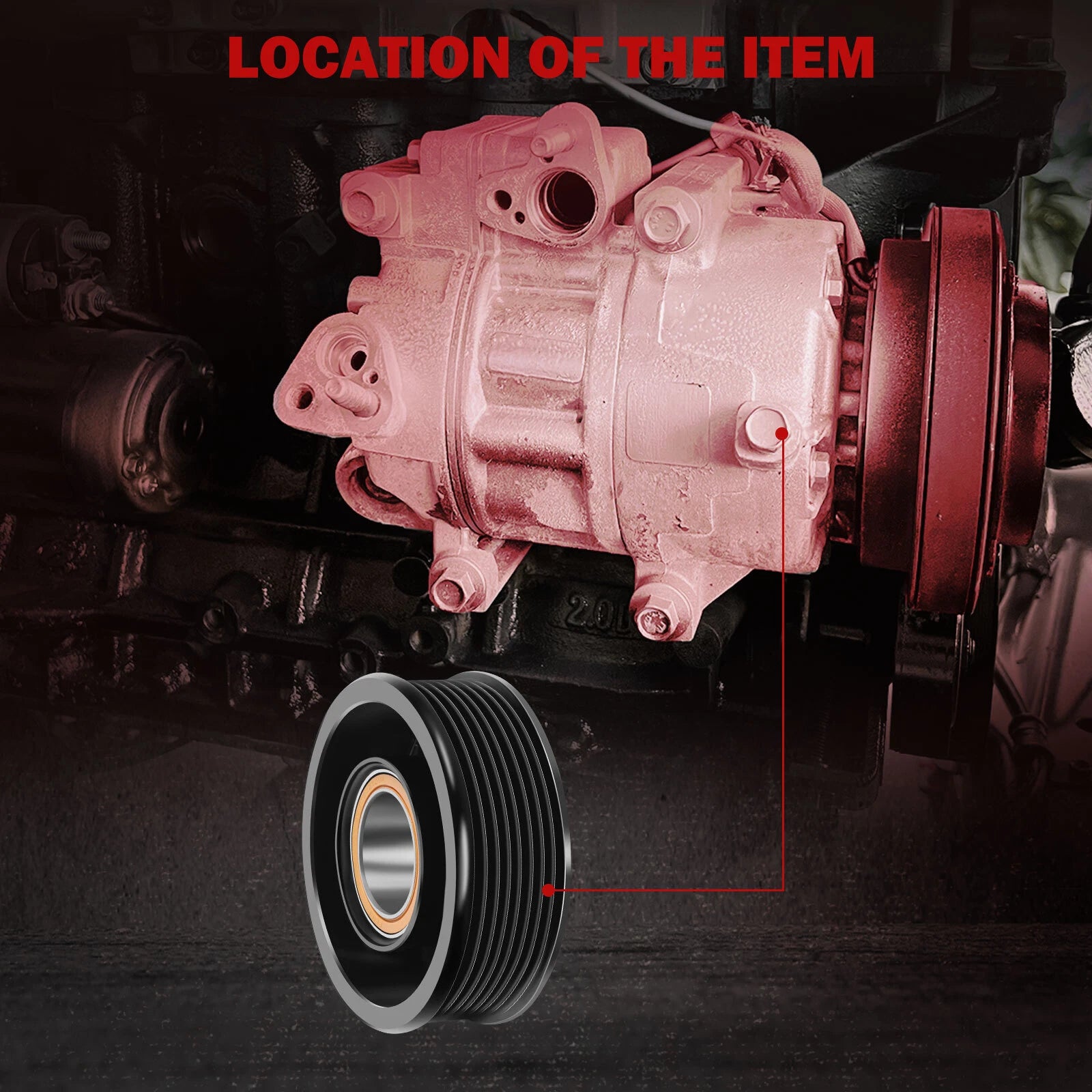 A/C Compressor Clutch Kit for Honda CR-V 2.4L (2002-2006)
