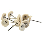 Polishing Wheel Buffing Pad for Metal Polisher Tool T-shaped White