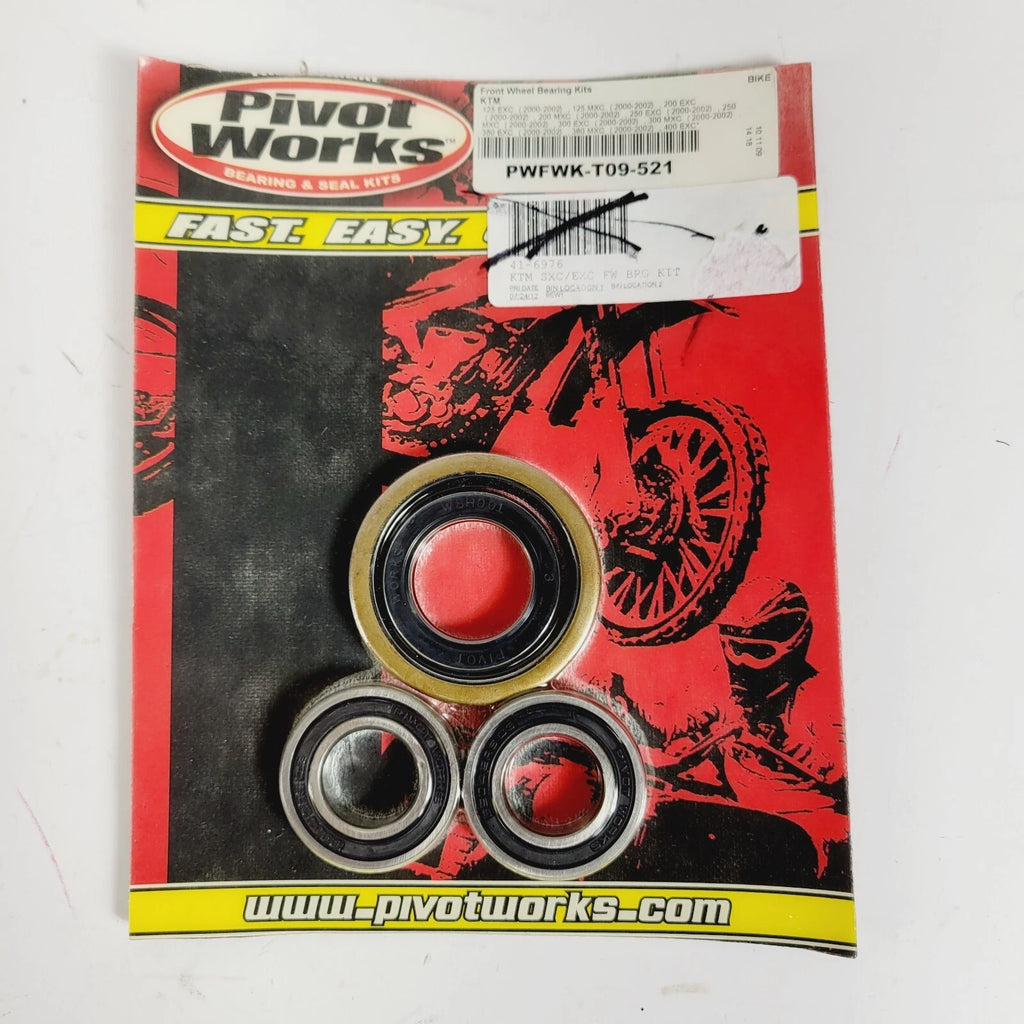 Pivot Works Wheel Bearing Kit PWFWK-T09-521 for KTM 125 EXC (2000–2002)