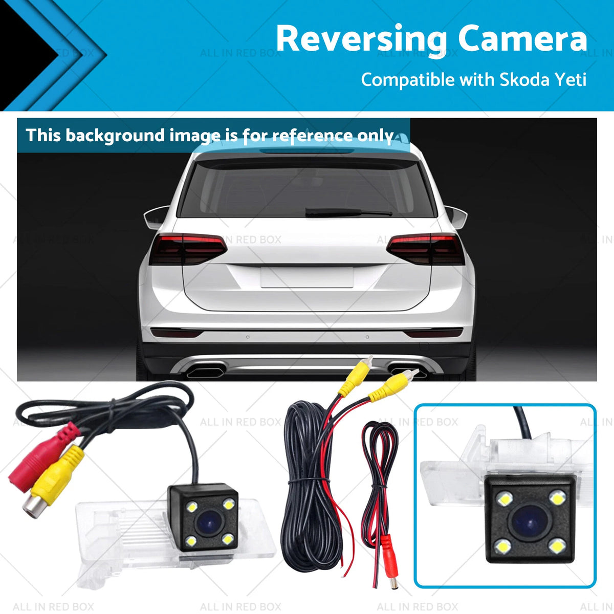 Reversing Camera for Skoda Yeti, Rapid, Octavia III, Kodiaq, VW Touareg