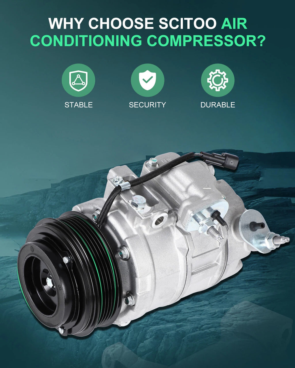 A/C Compressor for Ford Explorer 3.5L (2011–2015)