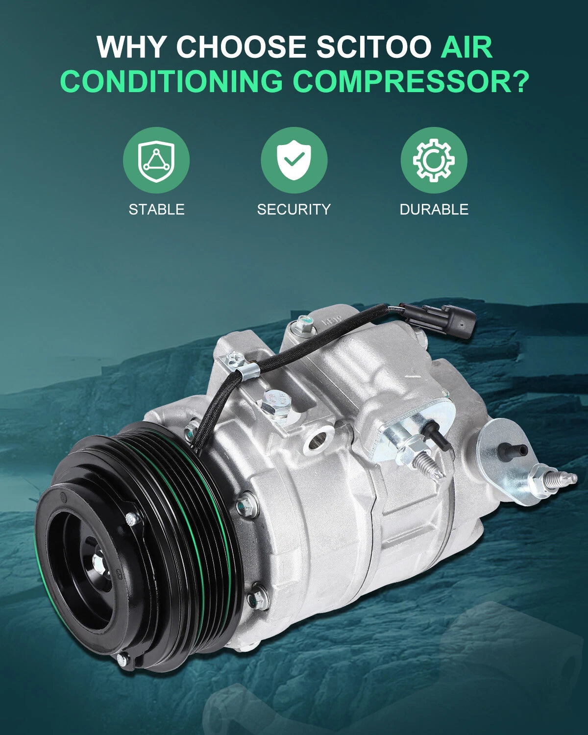 A/C Compressor for Ford Explorer 3.5L (2011–2015)