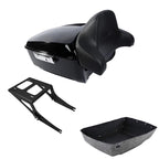 Trunk Mount Rack Backrest Pad for Harley Fatboy (2008–2017)