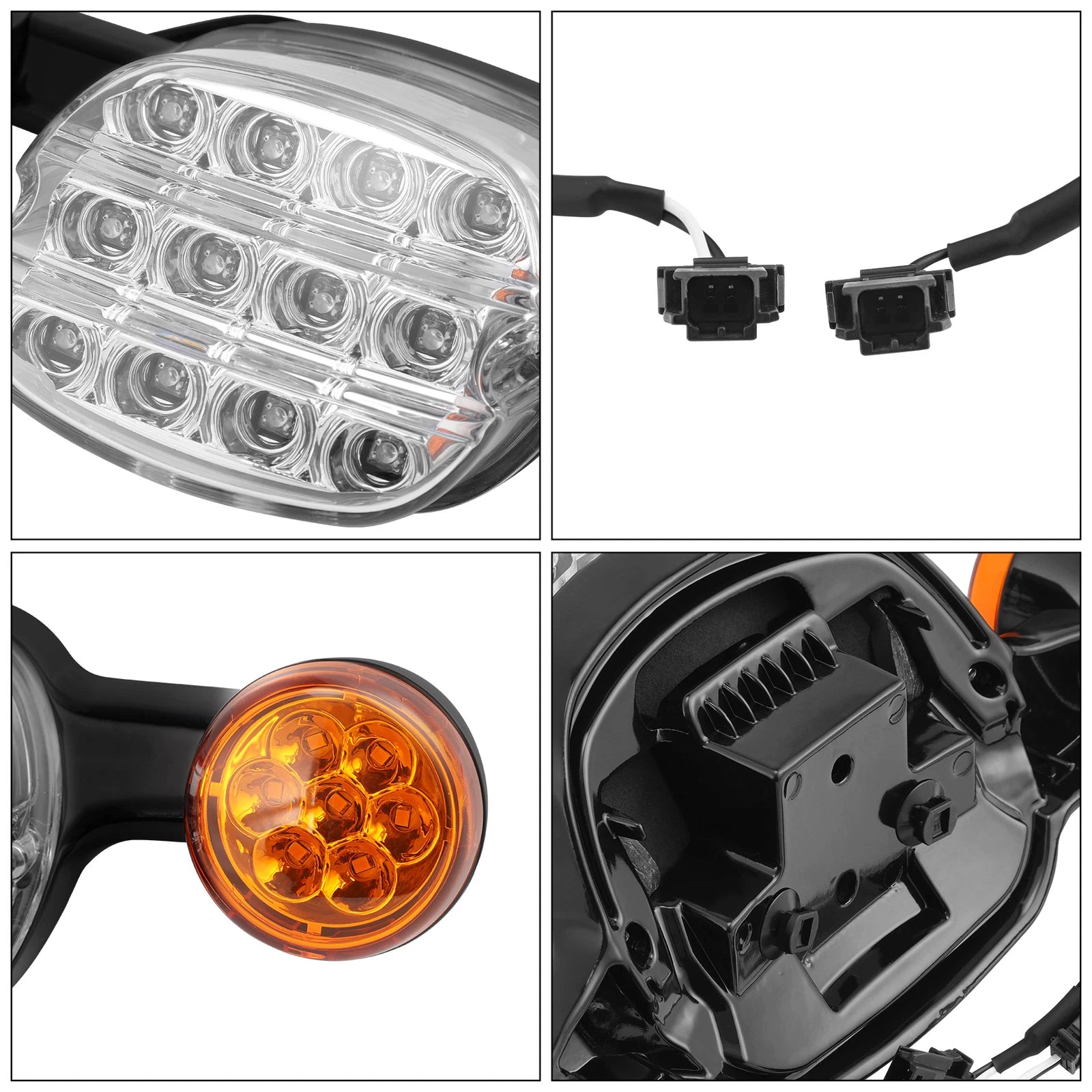 LED Rear Brake Tail Light Turn Signals for Harley Low Rider FXLR (2018–2020)