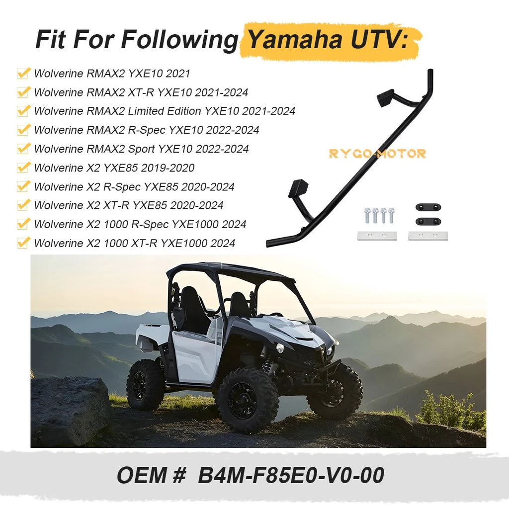 Rear Brush Guard for Yamaha Wolverine RMAX2 X2 R-Spec (B4M-F85E0-V0-00)