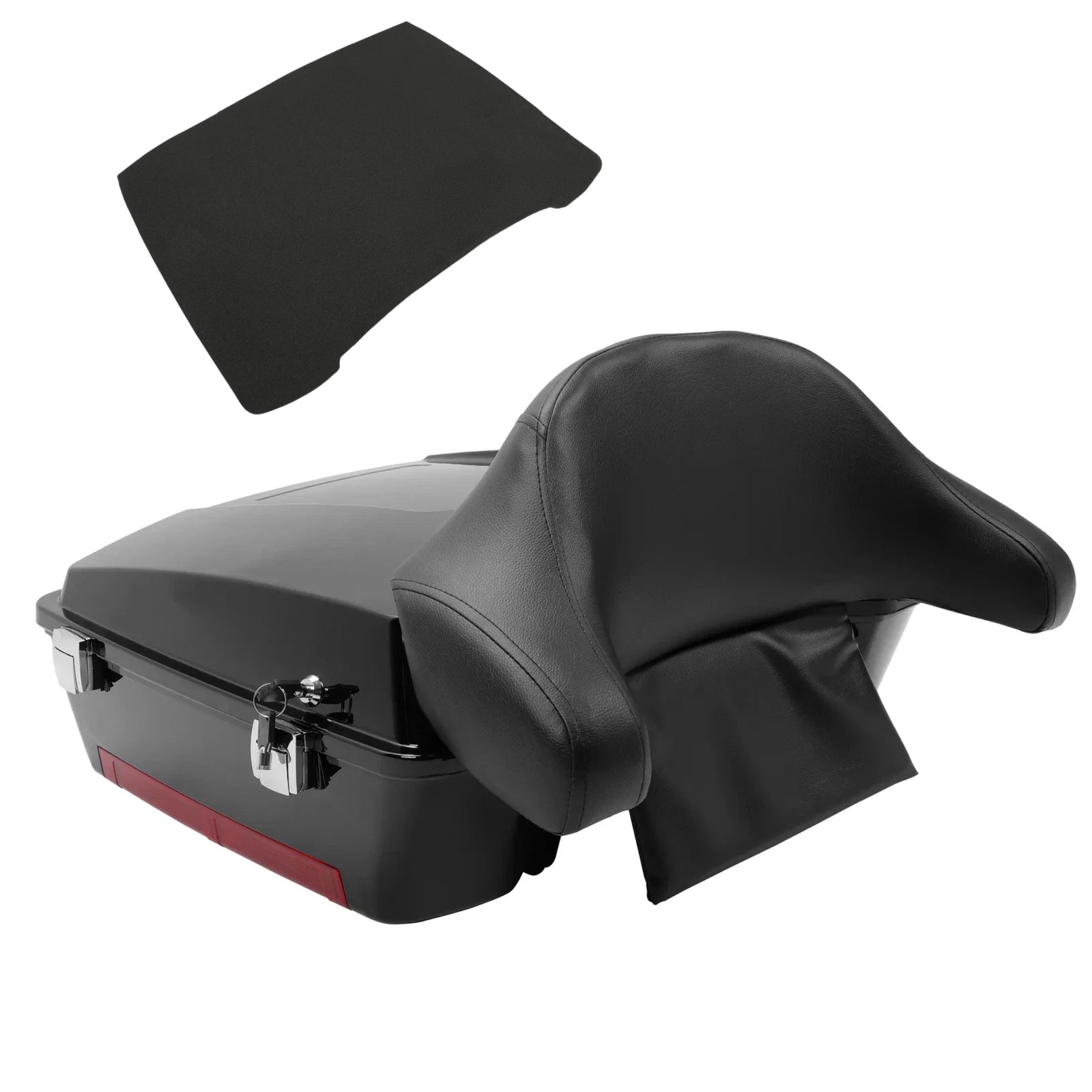 Chopped Pack Trunk with Backrest for Harley Davidson Touring (1997–2013)