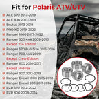 Set of 4 Front & Rear Wheel Bearings Kit for Polaris Ranger 900 /XP 900 Crew (2013–2019)
