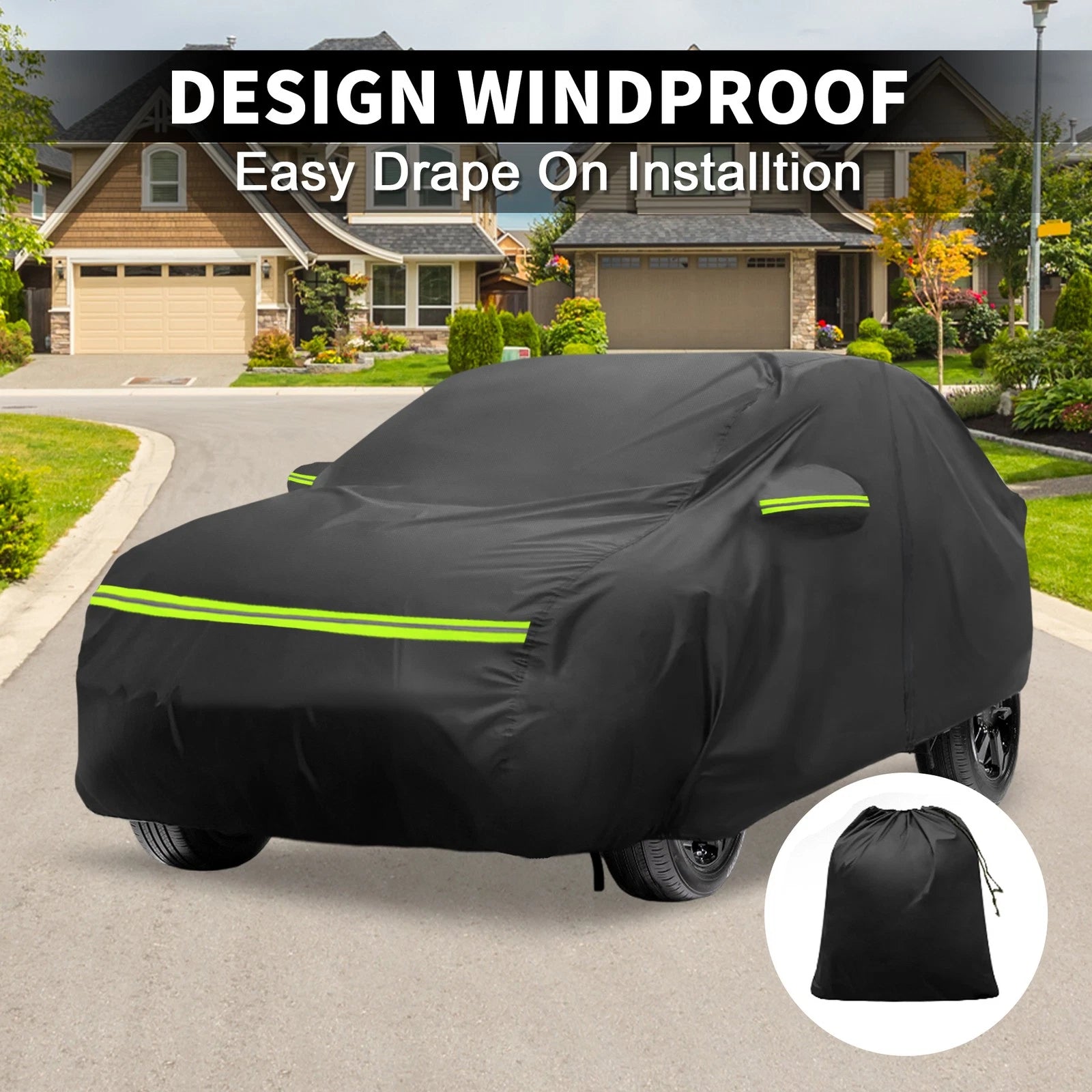 Waterproof 210D-PU Car Cover for Mercedes-Benz GLC (2015–2023)