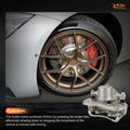 Brake Calipers w/ Bracket Assembly Kit Pair for Hyundai Elantra (2007–2010)