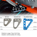 Rear Brake Pedal Step Plate Tip for Sherco SEF-R 250 300 450 (2015–2019)