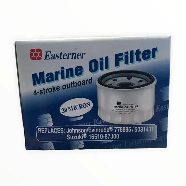 Set of 2 Oil Filters for Johnson Suzuki Outboard (25-70hp) C14447, 18-7915