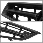 Front Bumper Grille Assembly for Acura TSX (2006–2008) Matte Black OE Style