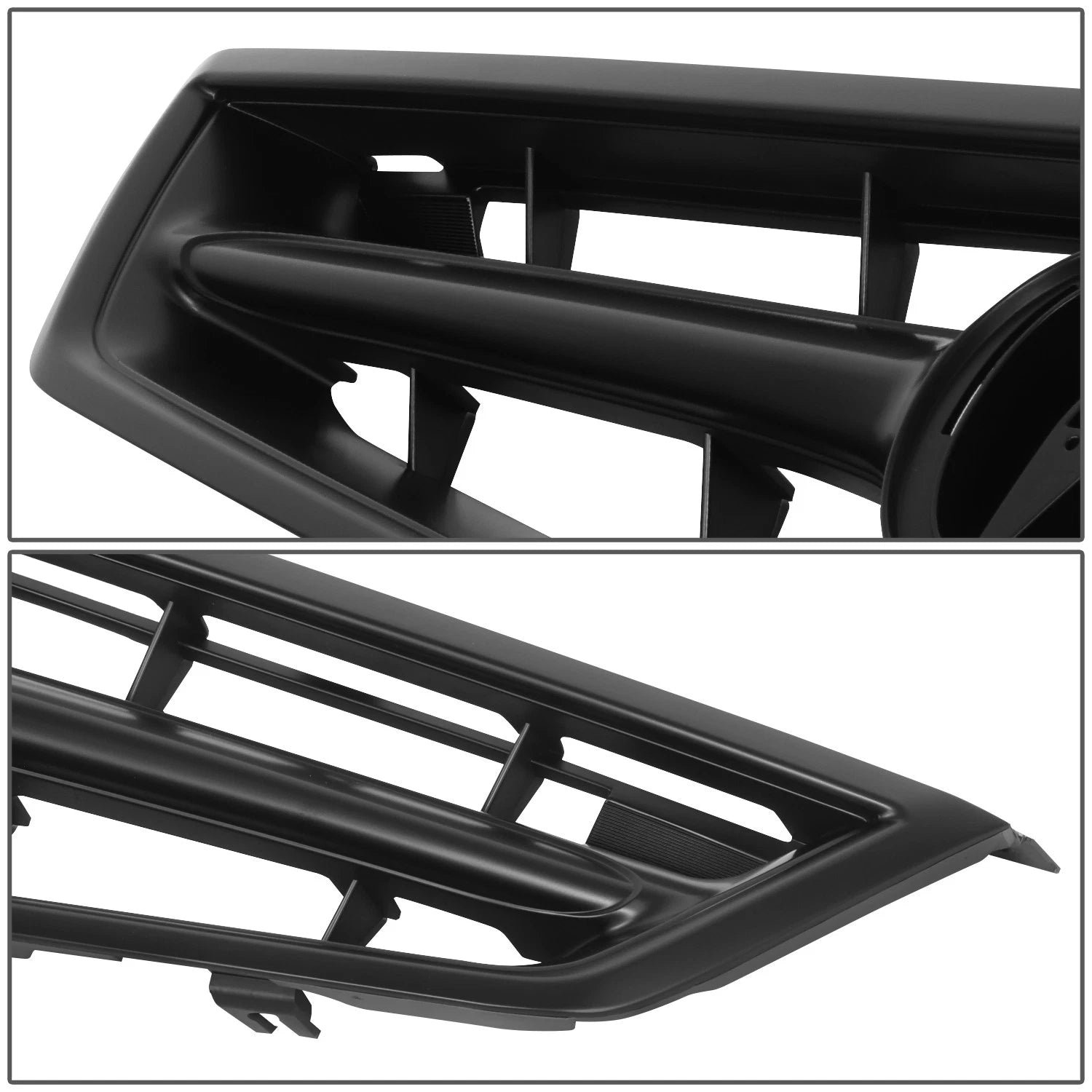 Front Bumper Grille Assembly for Acura TSX (2006–2008) Matte Black OE Style