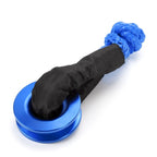 2X Heavy Duty Recovery Ring Snatch Block Pulley with 2X Soft Shackles