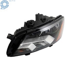 Driver Side Headlight for Volkswagen Passat (2012–2015) Halogen Black Housing