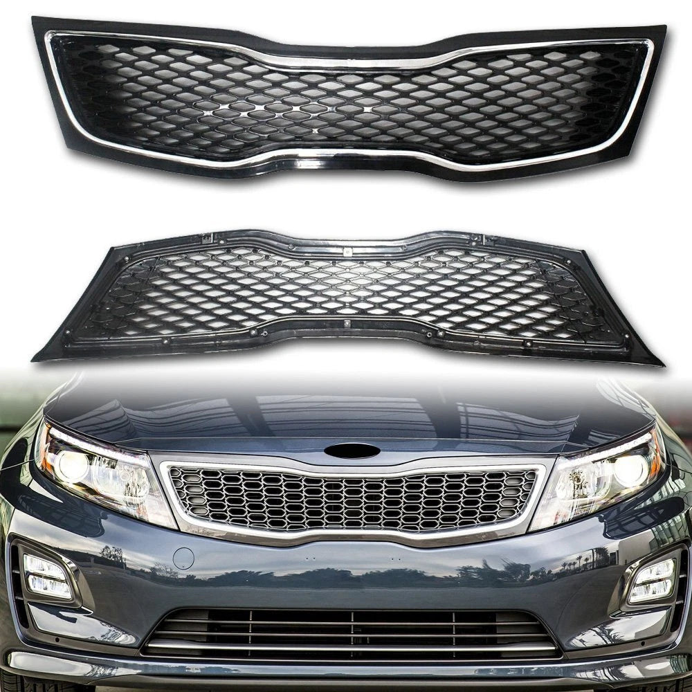 Chrome Front Upper Bumper Grille for Kia Optima (2014–2015)