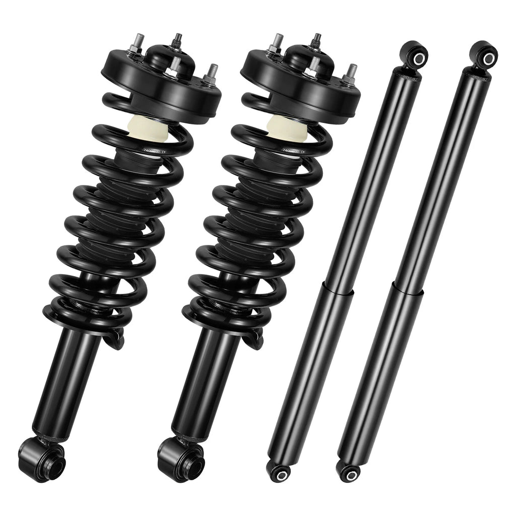Front & Rear Struts Shock Absorbers Assembly for 2009-2013 Ford F150 4WD