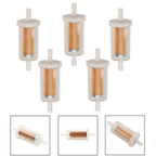 5pcs Inline Fuel Filter 1/4" for B & Stratton (695666, 5065, 14469B)