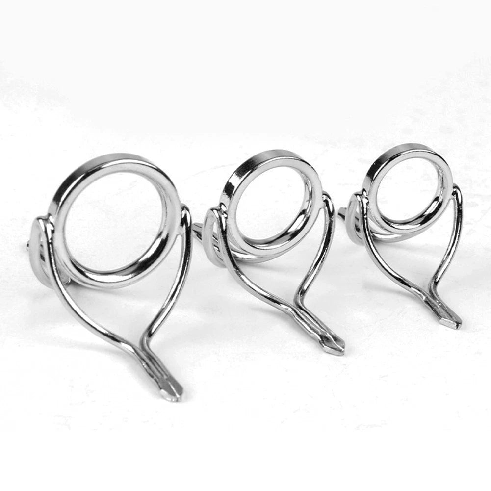 Fishing Rod Guides Set of 7 Stainless Steel Ceramic Ring