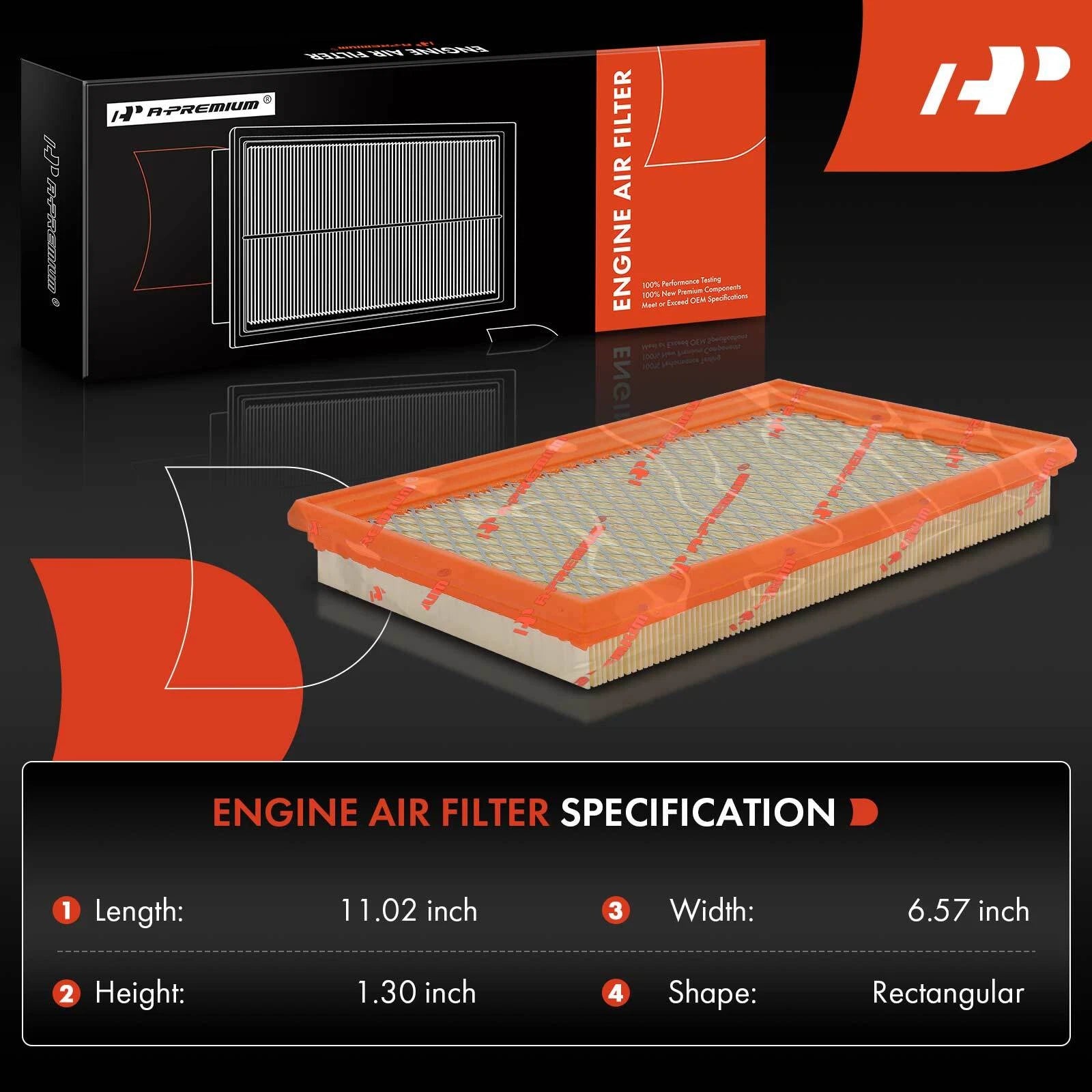 Engine & Activated Carbon Cabin Air Filter for Nissan Altima (2013-2023)