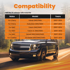 4" Drop Lowering Coil Springs for Chevy Tahoe GMC Yukon (2007–2014)